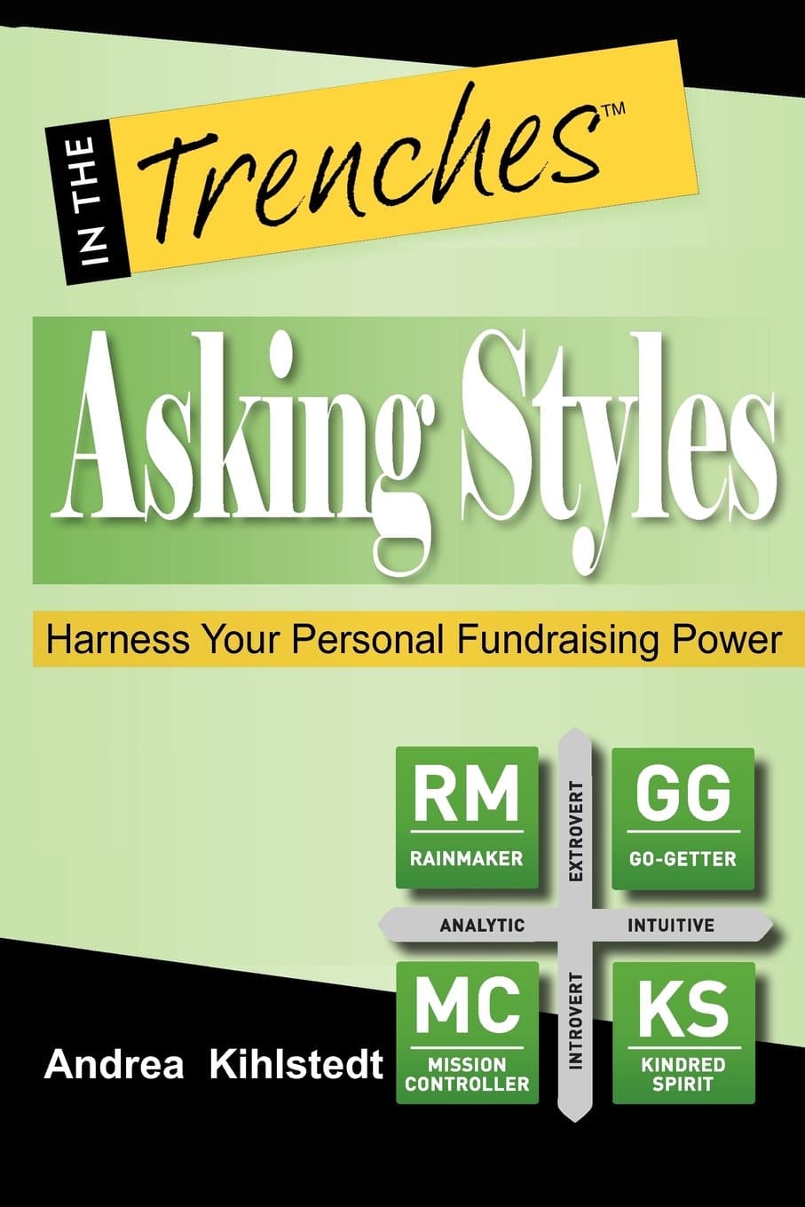 This image is the cover art of the fundraising book Asking Styles: Harness Your Fundraising Power by Andrea Kihlstedt.