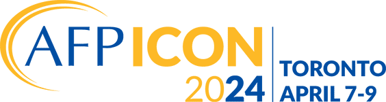 The logo of AFP Icon, a nonprofit conference your team should attend.