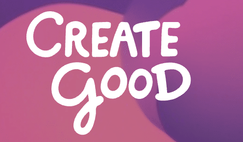 The logo of Create Good, a nonprofit conference your team should attend.